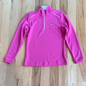 Masters Vibrant Pink Kids Quarter-Zip